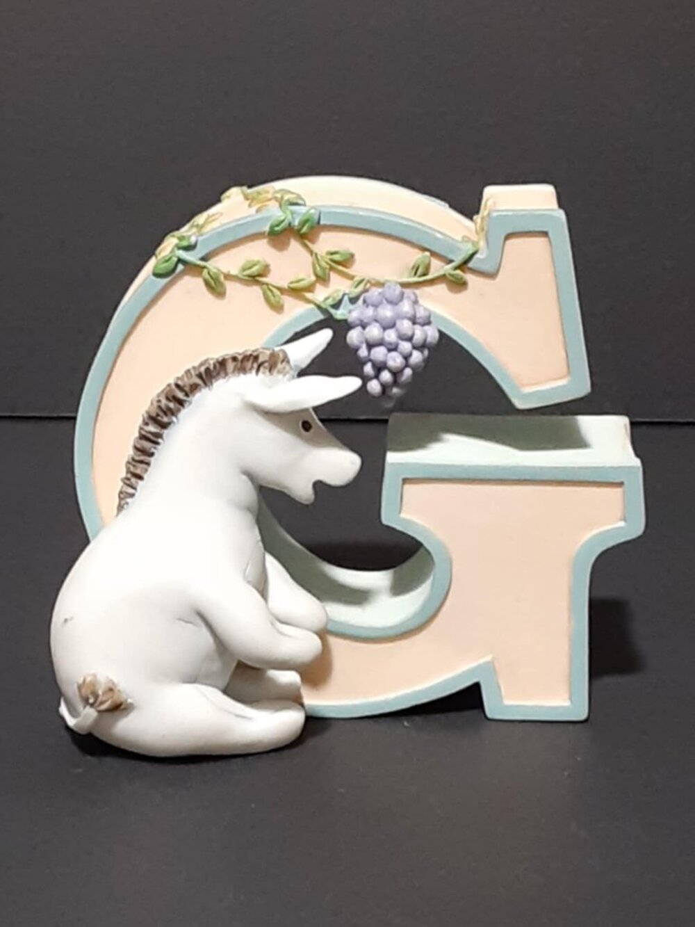 Winnie The Pooh - Eeyore ' G ' Alphabet Letter Nursery Decor Disney Vintage